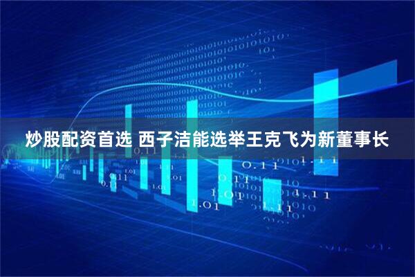 炒股配资首选 西子洁能选举王克飞为新董事长