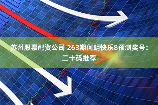 苏州股票配资公司 263期何明快乐8预测奖号：二十码推荐